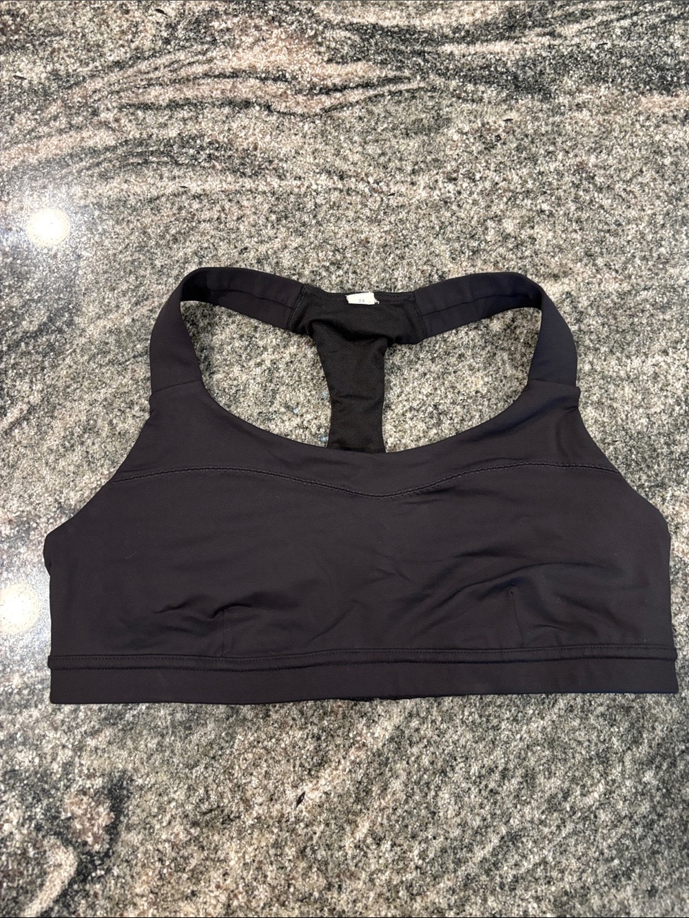 lululemon athletica Black Racerback Sports Bra